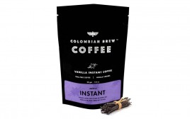 Colombian Brew Vanilla Instant Coffee   Pack  50 grams